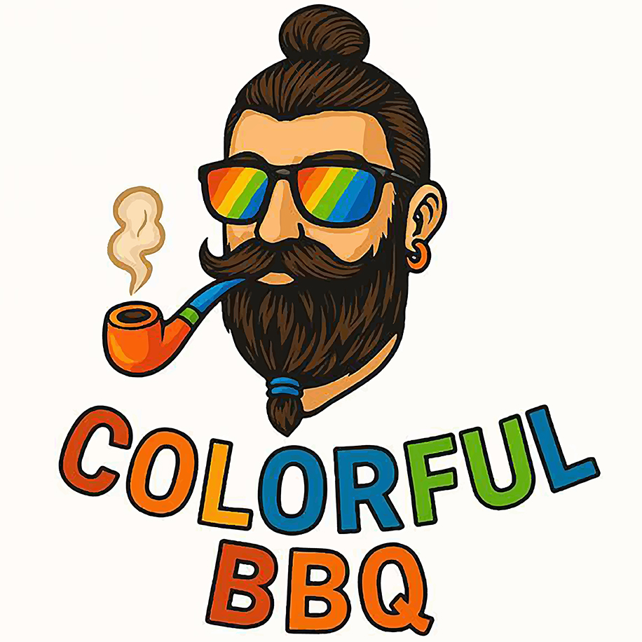 Colorful BBQ Logo